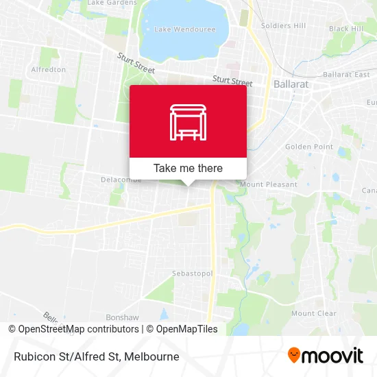 Mapa Rubicon St/Alfred St