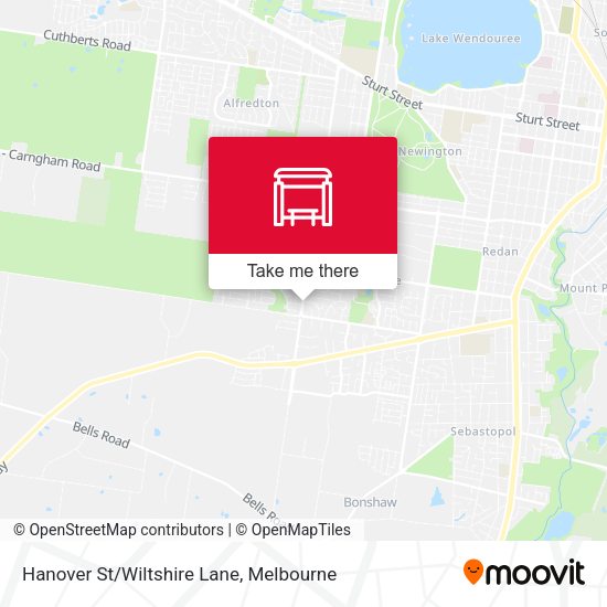 Hanover St/Wiltshire Lane map