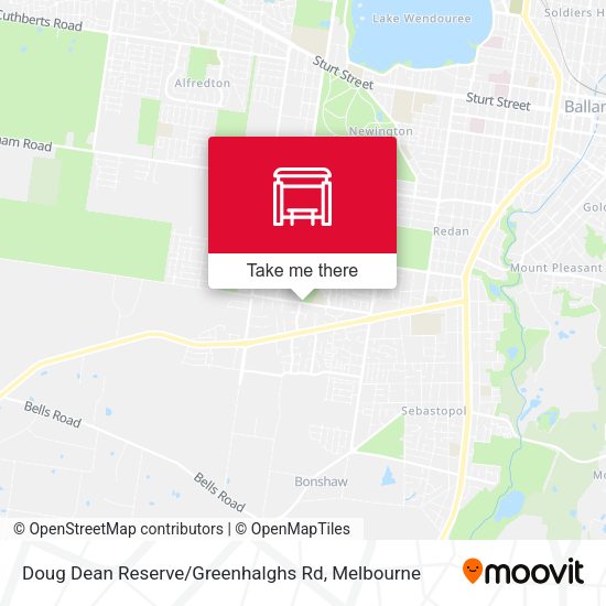 Doug Dean Reserve / Greenhalghs Rd map