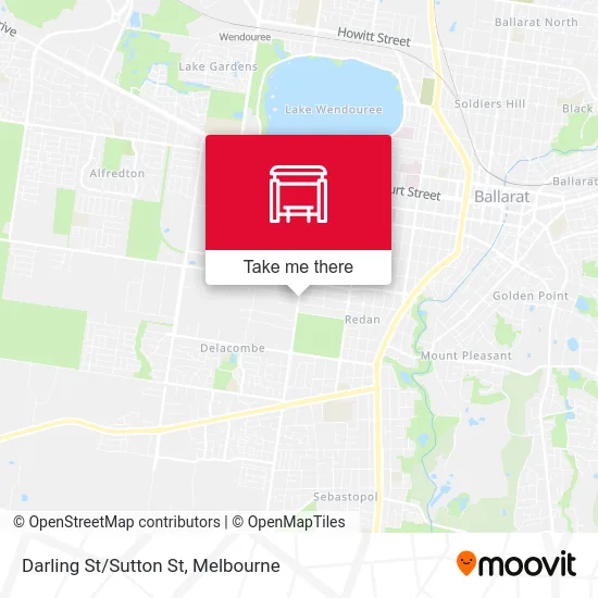 Mapa Darling St/Sutton St