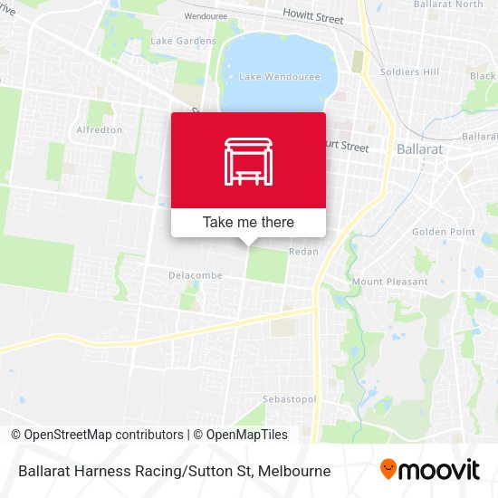 Ballarat Harness Racing / Sutton St map