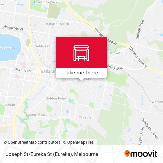 Joseph St/Eureka St map