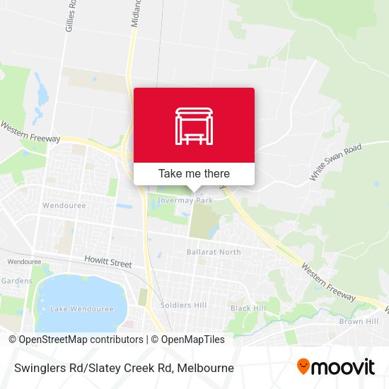 Swinglers Rd/Slatey Creek Rd map