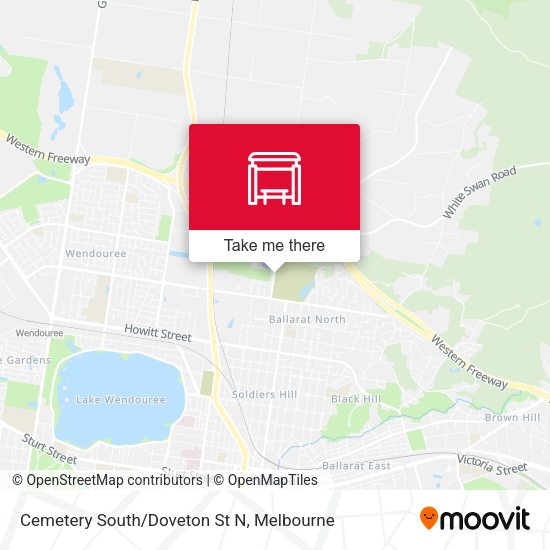 Cemetery South/Doveton St N map