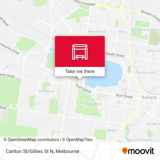 Carlton St/Gillies St N map