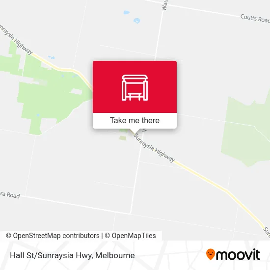Mapa Hall St/Sunraysia Hwy