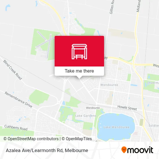 Mapa Azalea Ave/Learmonth Rd