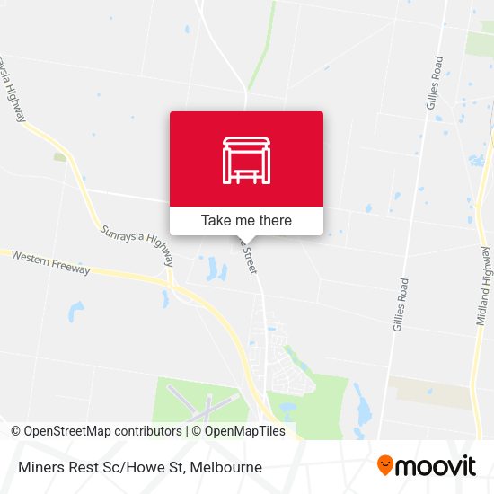 Miners Rest Sc/Howe St map
