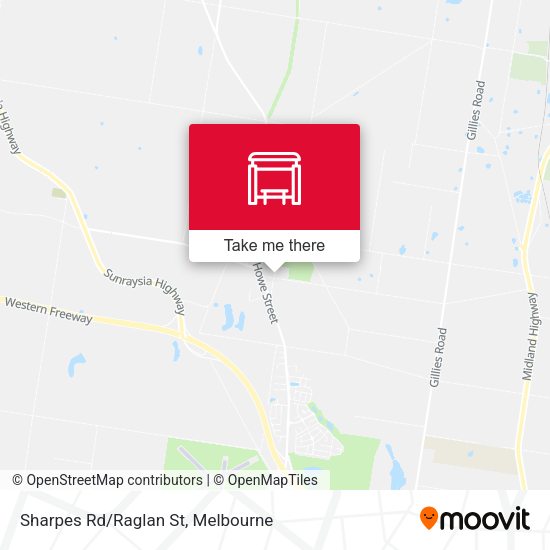 Sharpes Rd/Raglan St map