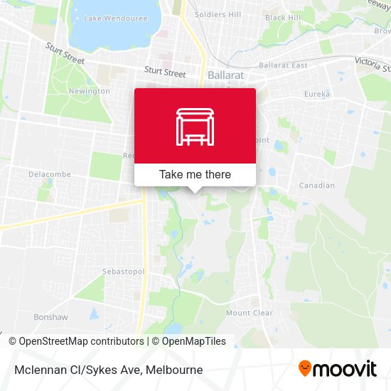 Mclennan Cl/Sykes Ave map