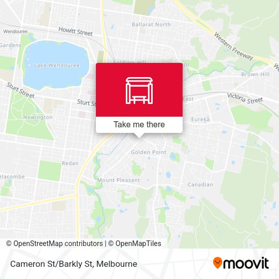 Cameron St/Barkly St map