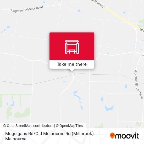 Mcguigans Rd / Old Melbourne Rd (Millbrook) map