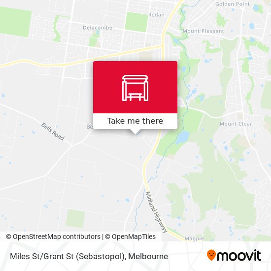 Miles St/Grant St (Sebastopol) map