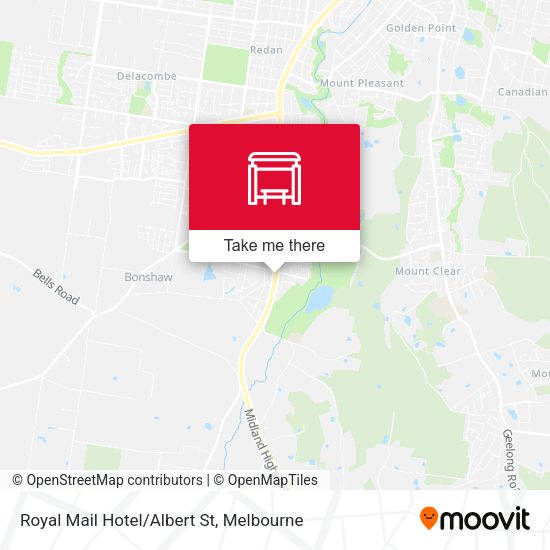 Royal Mail Hotel/Albert St map