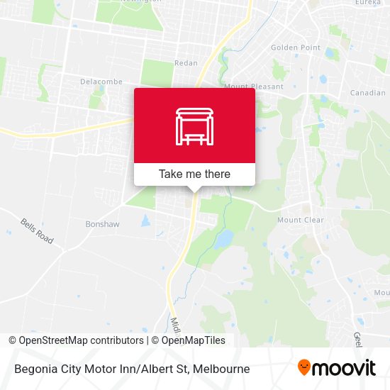 Begonia City Motor Inn / Albert St map