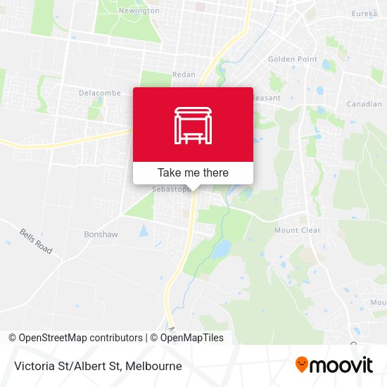 Victoria St/Albert St map