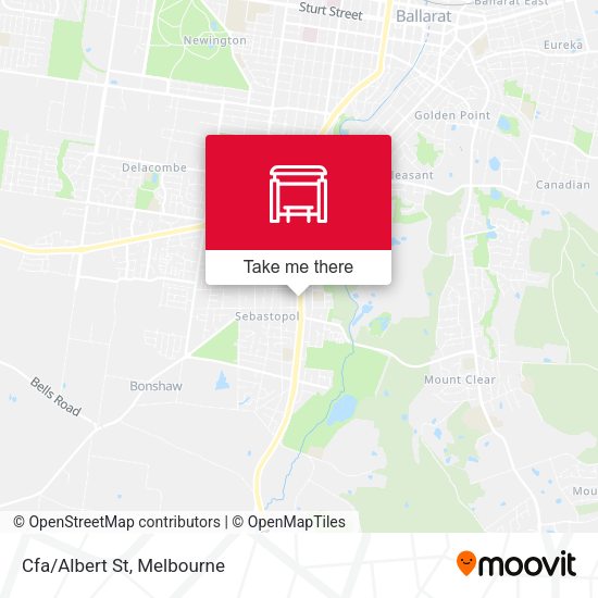 Cfa/Albert St map