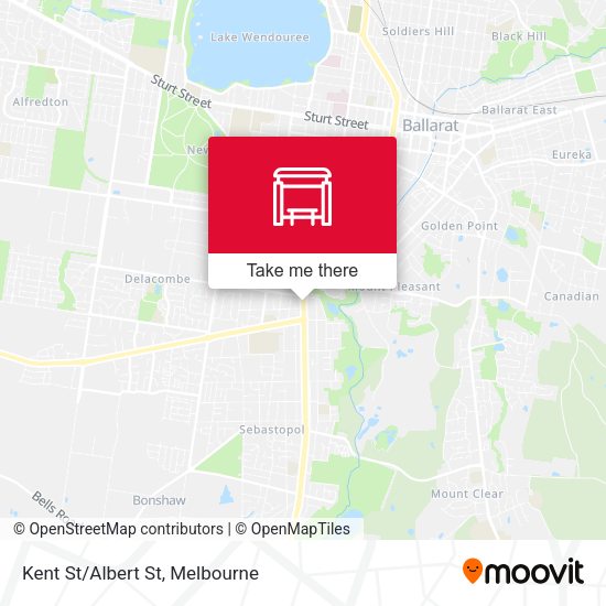 Kent St/Albert St map