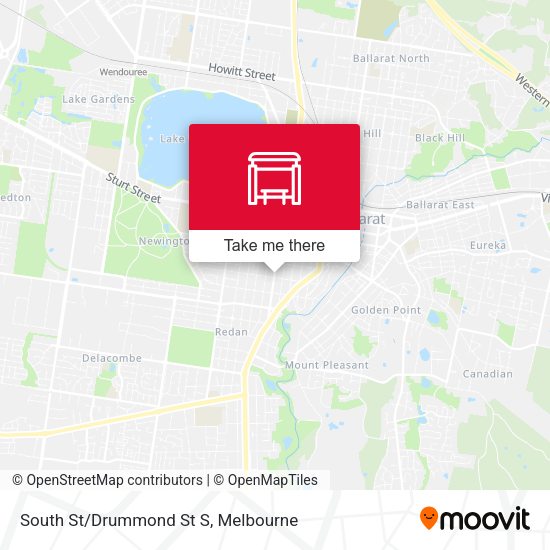 South St/Drummond St S map