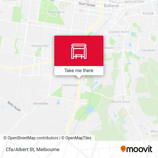 Cfa/Albert St map
