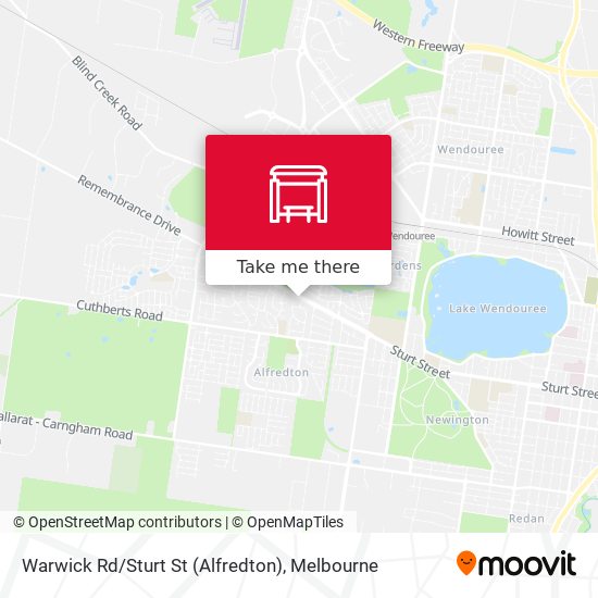 Warwick Rd / Sturt St (Alfredton) map