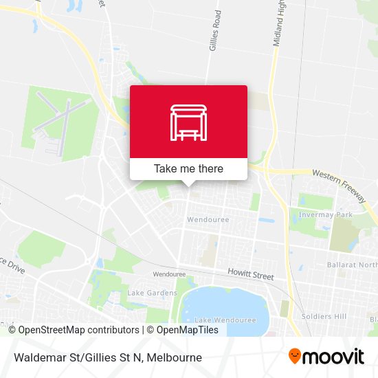 Waldemar St/Gillies St N map
