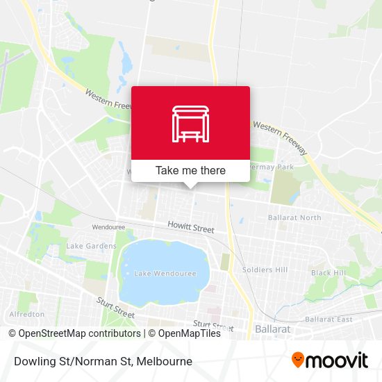Dowling St/Norman St map