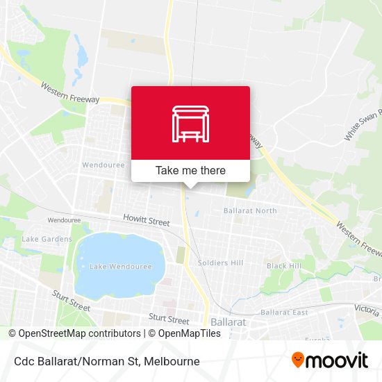 Cdc Ballarat/Norman St map