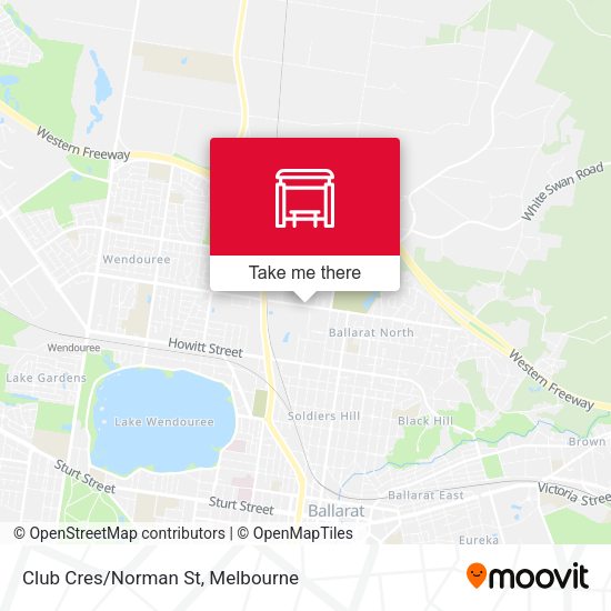 Club Cres/Norman St map