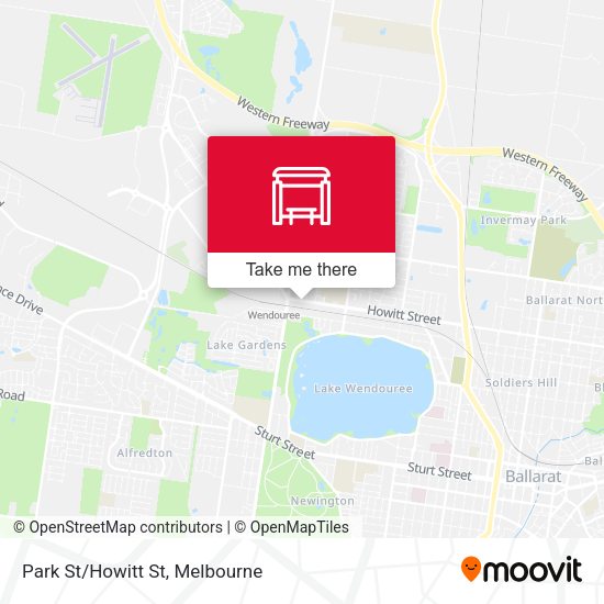 Park St/Howitt St map