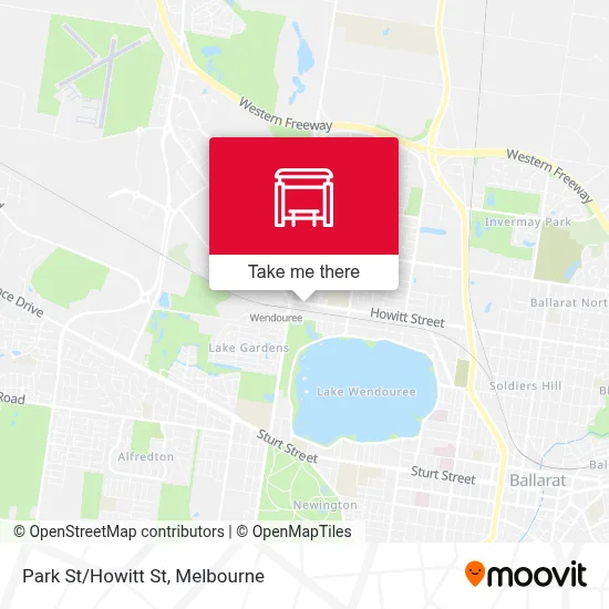 Mapa Park St/Howitt St