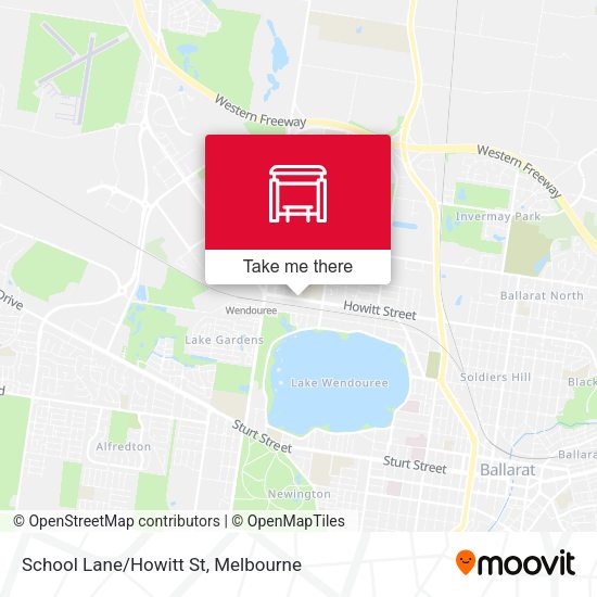 School Lane/Howitt St map