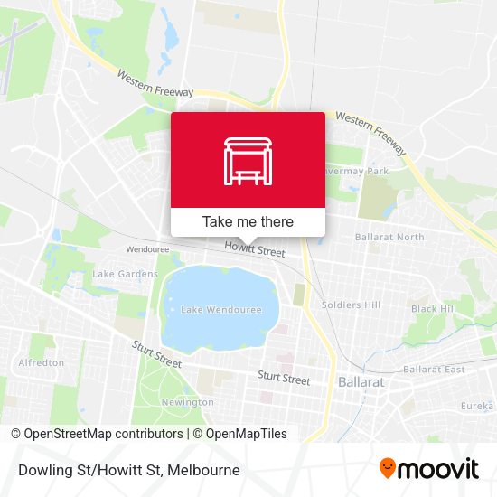 Dowling St/Howitt St map