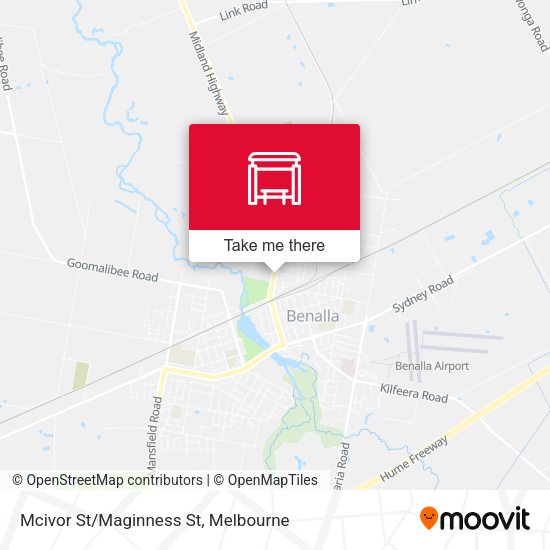 Mcivor St/Maginness St map