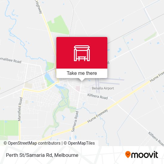 Perth St/Samaria Rd map