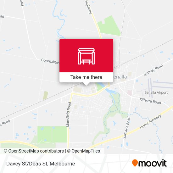 Davey St/Deas St map