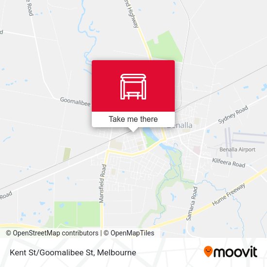 Kent St/Goomalibee St map