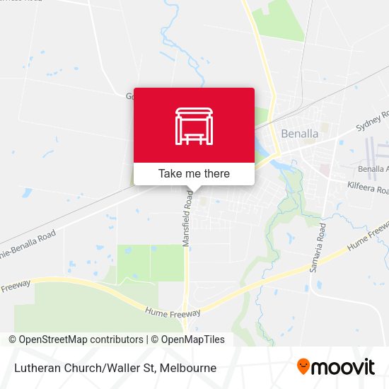 Lutheran Church/Waller St map
