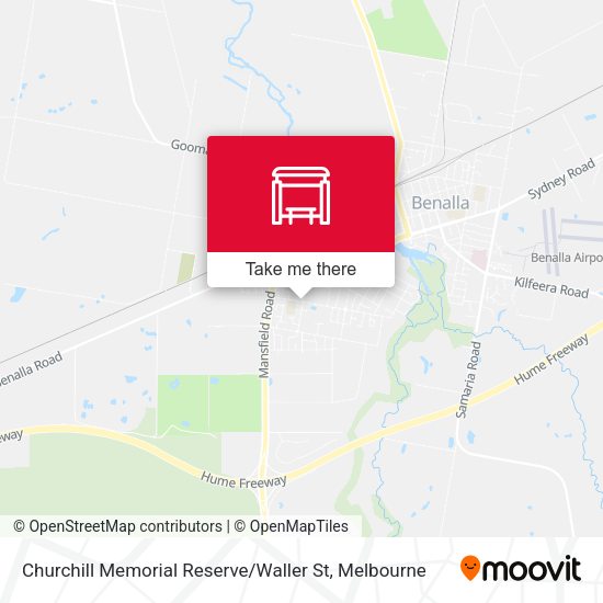 Churchill Memorial Reserve / Waller St map