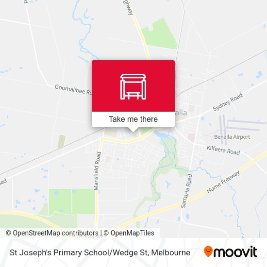 St Joseph's Primary School / Wedge St map