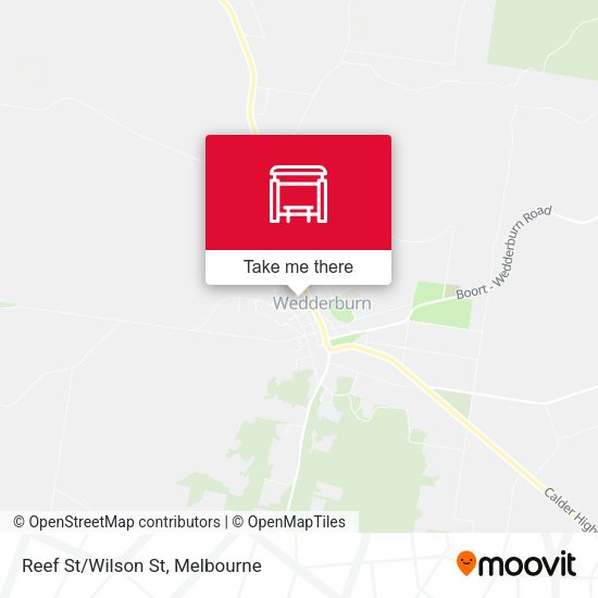 Reef St/Wilson St map