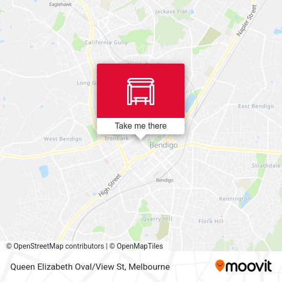 Queen Elizabeth Oval/View St map
