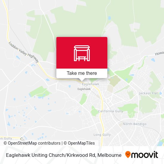 Eaglehawk Uniting Church / Kirkwood Rd map