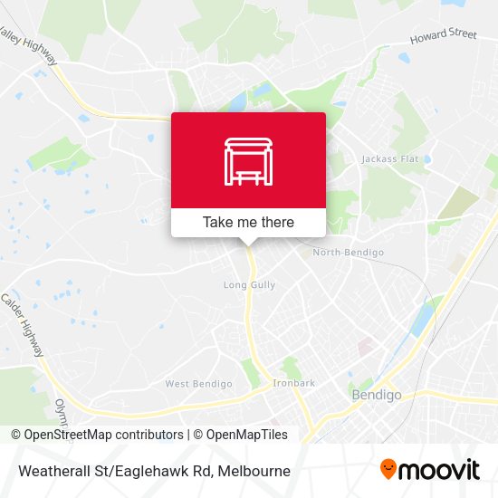 Weatherall St/Eaglehawk Rd map