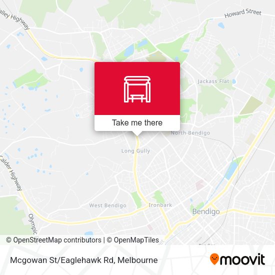 Mcgowan St/Eaglehawk Rd map