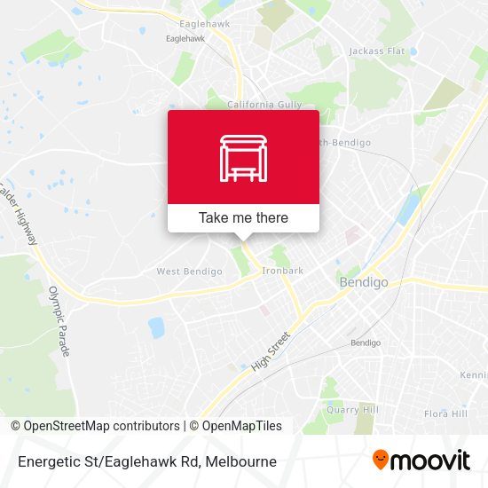 Energetic St/Eaglehawk Rd map