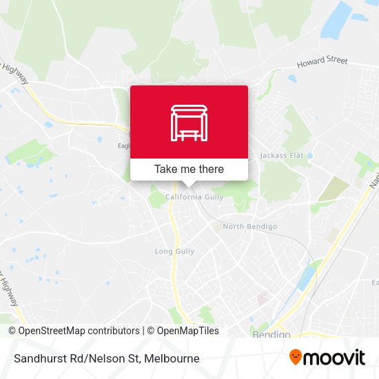 Sandhurst Rd/Nelson St map