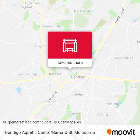 Bendigo Aquatic Centre / Barnard St map