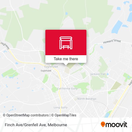 Finch Ave/Grenfell Ave map