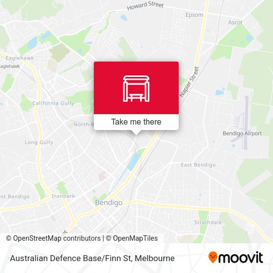Australian Defence Base / Finn St map